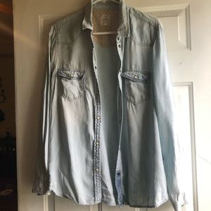 American Eagle Outfitters Vintage Boyfriend Button Down